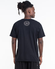 Unisex Ganesh Cotton T-Shirt in Black