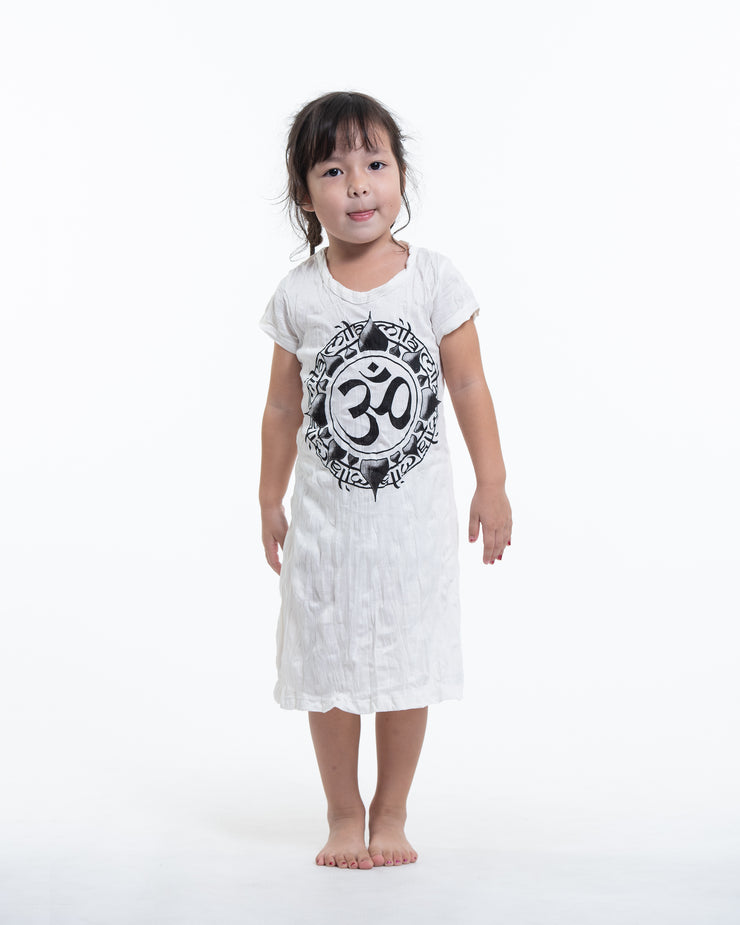 Kids Infinitee Om Dress in White