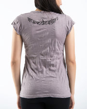 Womens Tree of Life T-Shirt in Gray