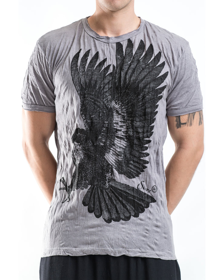 Mens Eagle T-Shirt in Gray