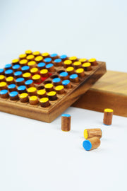 Hand Crafted Mini Wood Othello