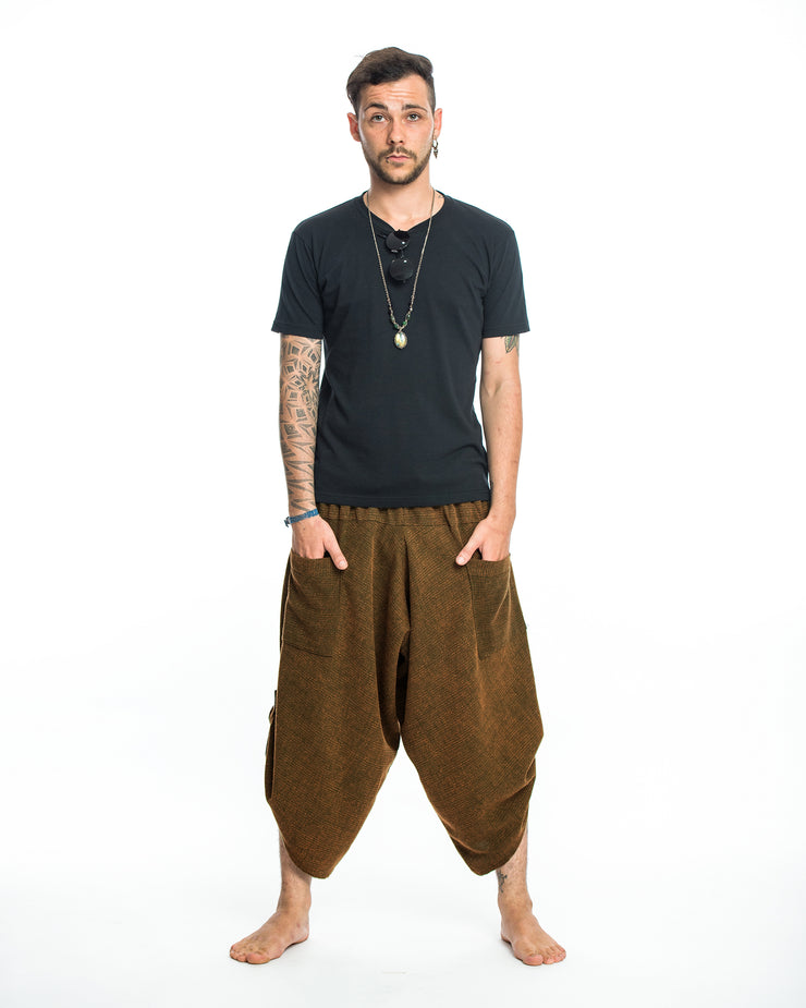 Allsense Men's Slim Fit Harem Jogger Pants - Drawstring Waist Casual Pants