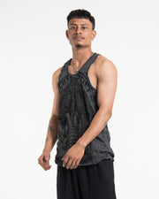 Mens Majestic Ganesha Tank Top in Black