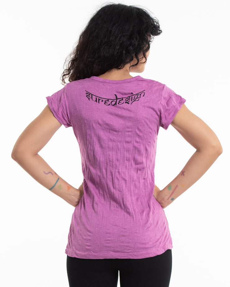 Womens Yoga Tree of Life T-Shirt in Pink