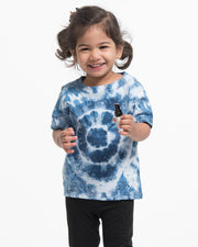 Kids Bullseye Indigo Tie Dye T-Shirt