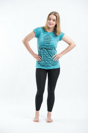 Womens Harmony T-Shirt in Turquoise