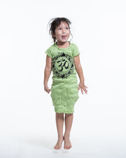 Kids Infinitee Om Dress in Lime