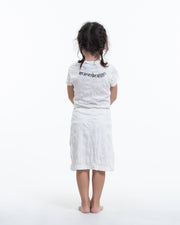 Kids Infinitee Om Dress in White