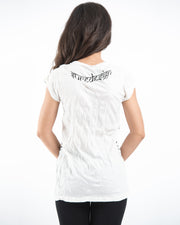 Womens Om Tree T-Shirt in White