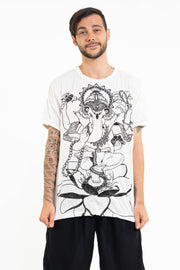 Mens Lord Ganesh T-Shirt in White