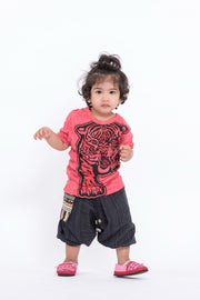 Kids Baby Tiger T-Shirt in Red