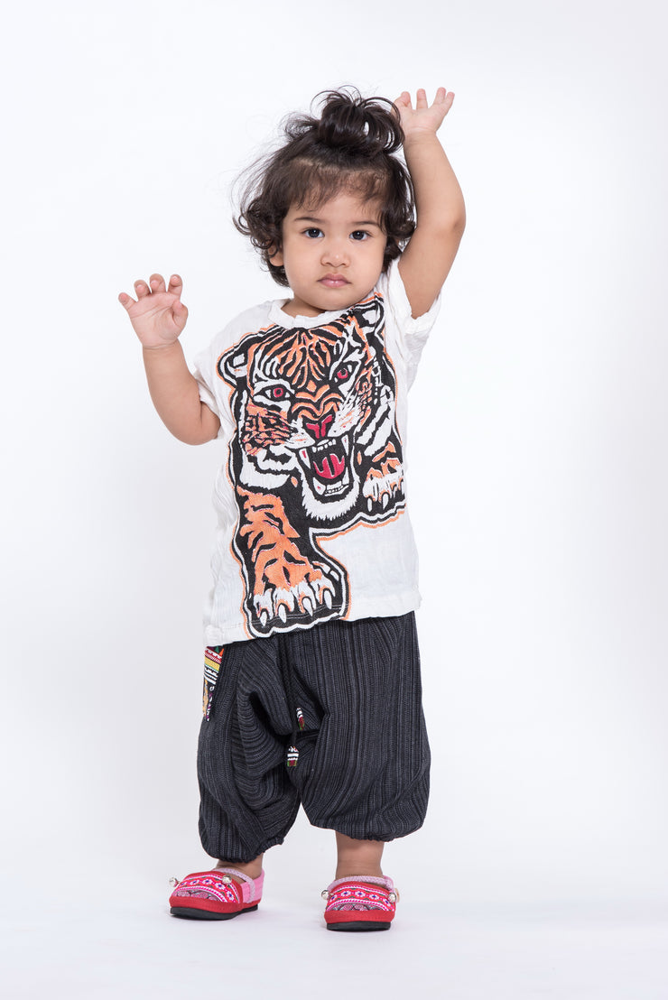 Kids Baby Tiger T-Shirt in White