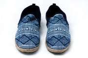 Indigo Hill Tribe Print Slip On Shoes