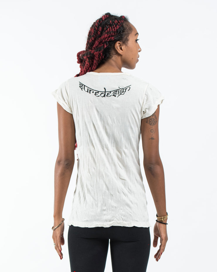 Womens Infinitee Om T-Shirt in White