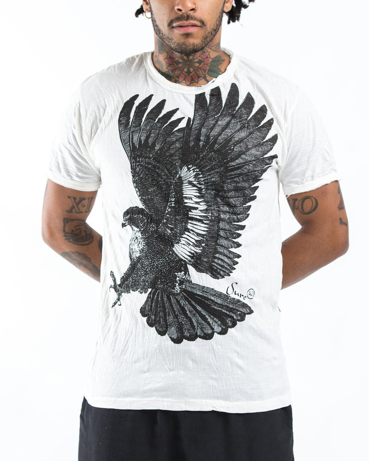 Mens Eagle T-Shirt in White