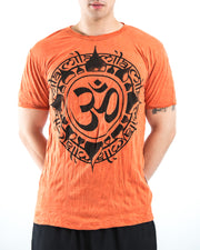 Mens Infinitee Om T-Shirt in Orange