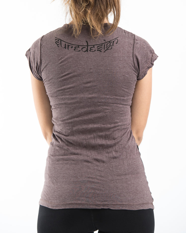 Womens Tree of Life T-Shirt in Brown