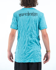 Mens Celtic Tree T-Shirt in Turquoise