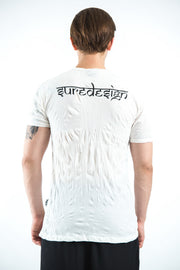 Mens Tattoo Ganesh T-Shirt in White