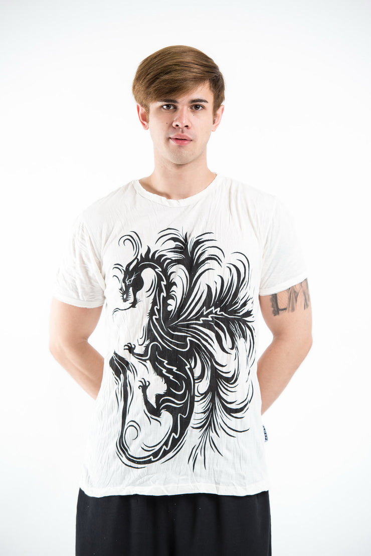 Mens The Dragon T-Shirt in White