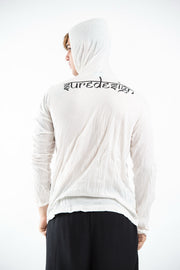 Unisex Eagle Hoodie in White