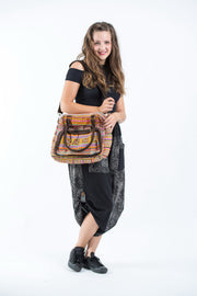 Hmong Hill Tribe Classic Embroidered Crossbody Handbag