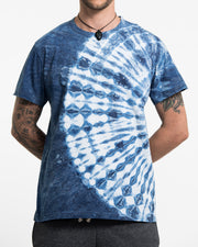 Unisex Peacock Indigo Tie Dye T-Shirt