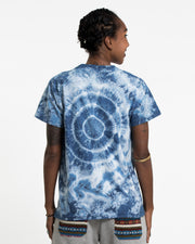 Unisex Bullseye Indigo Tie Dye T-Shirt