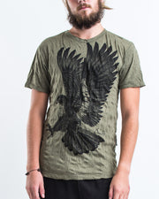 Mens Eagle T-Shirt in Green