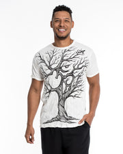 Mens Om Tree T-Shirt in White