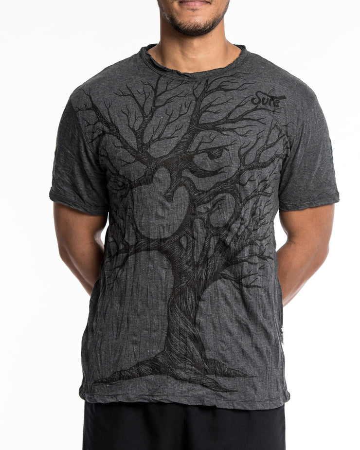 Mens Om Tree T-Shirt in Black