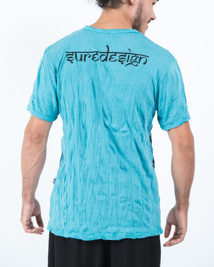 Mens Magic Mushroom T-Shirt in Turquoise