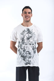 Mens Octopus Weed T-Shirt in White