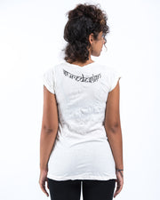Womens Lotus Mandala T-Shirt in White