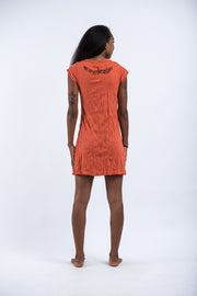 Womens Infinitee Om Dress in Orange