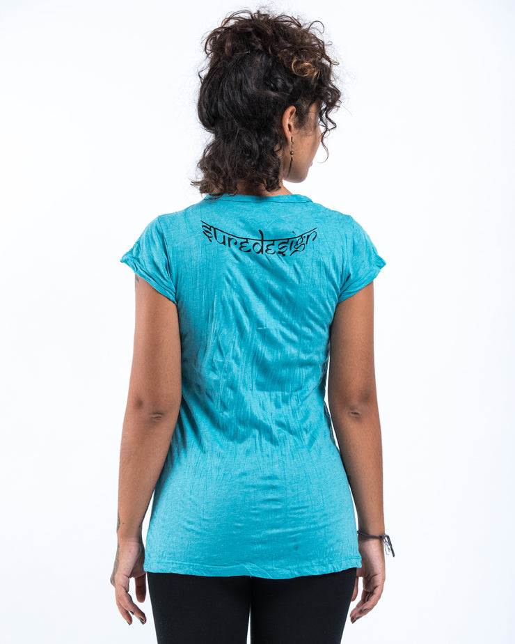Womens Dreamcatcher T-Shirt in Turquoise