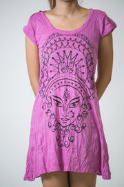 Womens Durga Dress in Pink