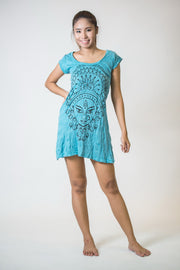 Womens Durga Dress in Turquoise