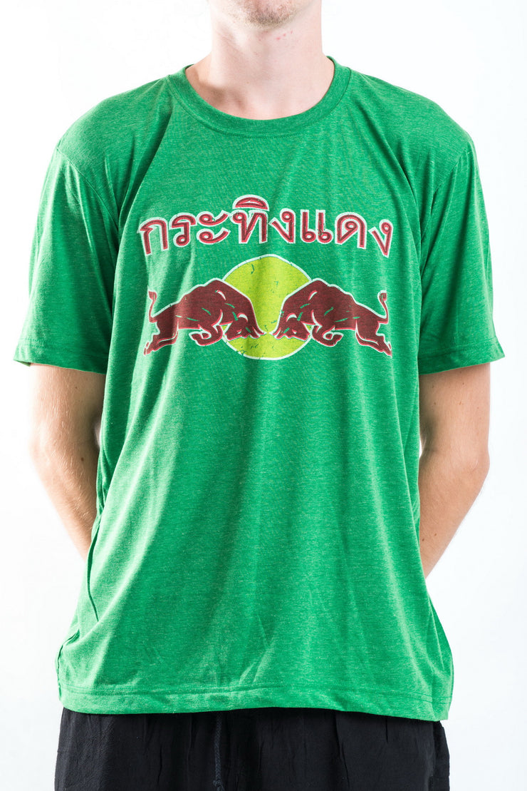Vintage Style Red Bull T-Shirt in Green