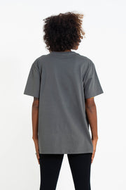 Unisex Cotton T-Shirt with Tribal Pocket in Gray