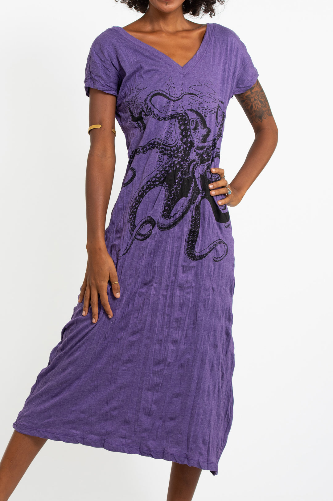 purple octopus dress Nackiye Women's Octopus Dress, Lavender, Purple, 8 at Amazon Women's Clothing store