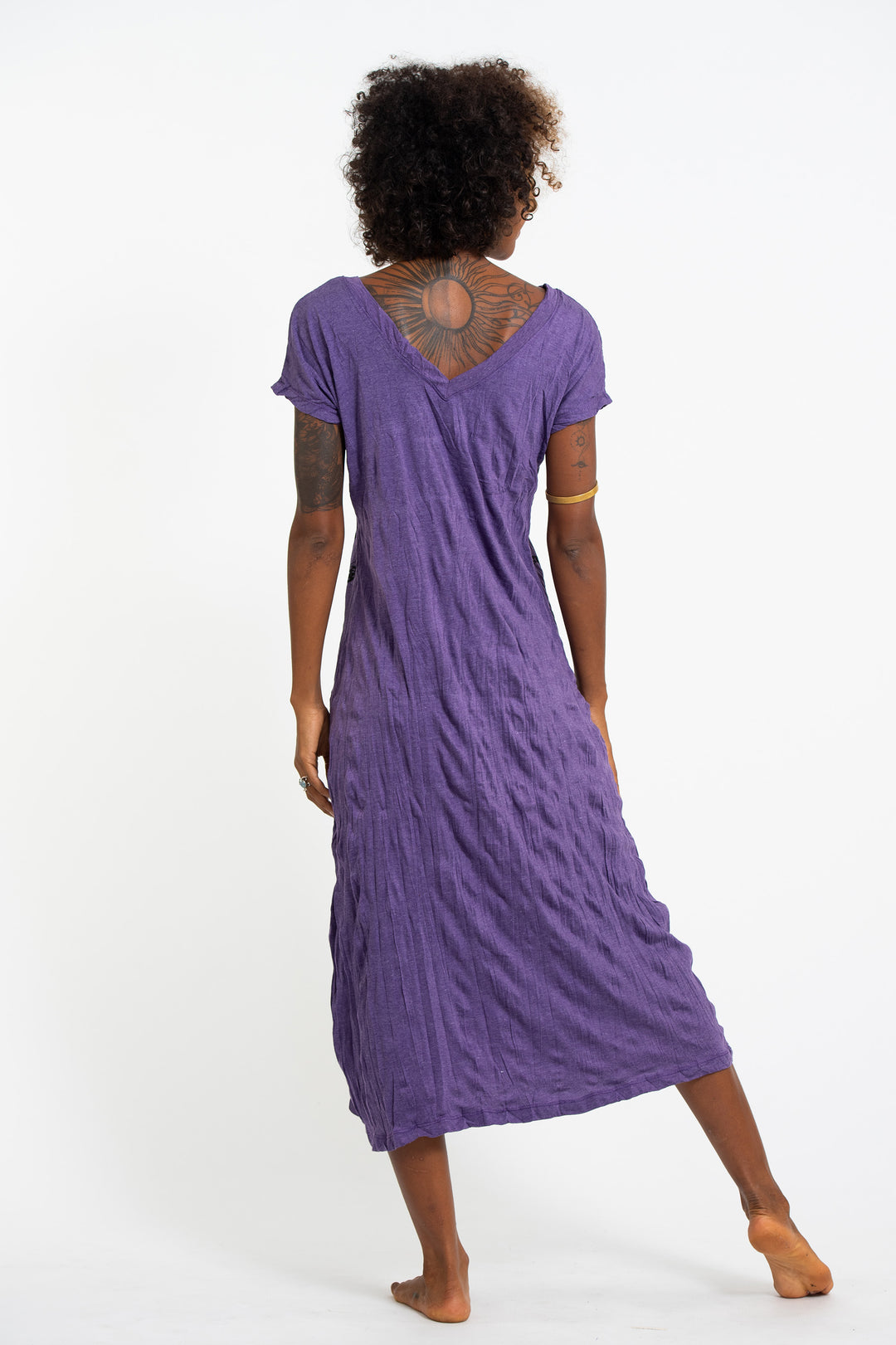 fitted lace wedding dress Sure Design Women's Octopus Hoodie Dress Purple – Sure Design Wholesale