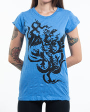 Womens Garuda T-Shirt in Blue