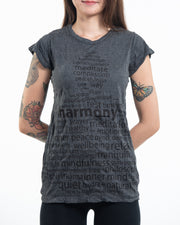 Womens Harmony T-Shirt in Black