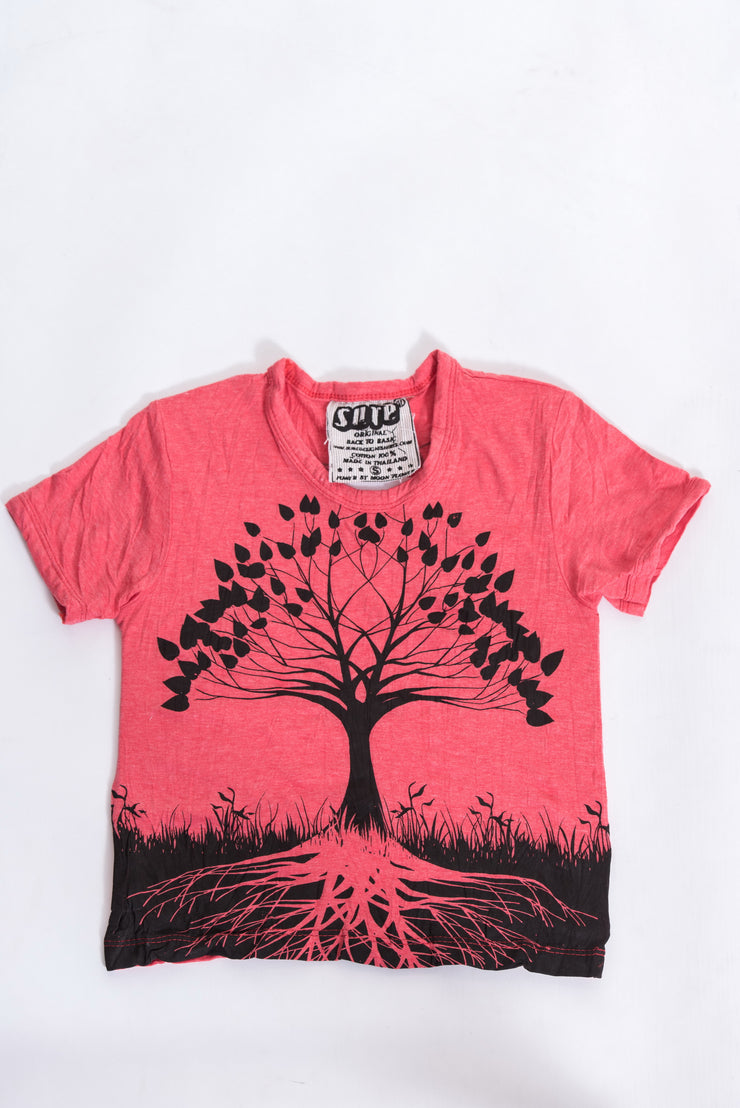 Kids Tree of Life T-Shirt in Red